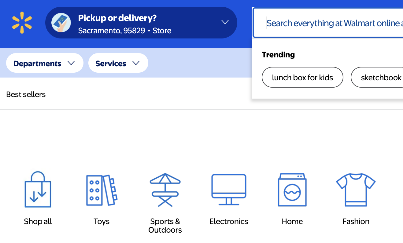 Walmart Bestsellers 截图